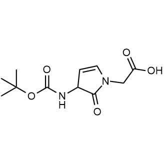 2-(3-((Tert-butoxycarbonyl)amino)-2-oxo-2,3-dihydro-1h-pyrrol-1-yl)acetic acid|CS-0681203