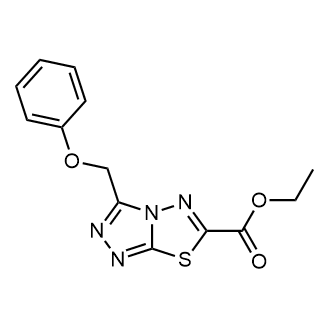 Ethyl 3-(phenoxymethyl)-[1,2,4]triazolo[3,4-b][1,3,4]thiadiazole-6-carboxylate|CS-0681349
