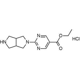 Ethyl 2-(hexahydropyrrolo[3,4-c]pyrrol-2(1h)-yl)pyrimidine-5-carboxylate hydrochloride|CS-0681352