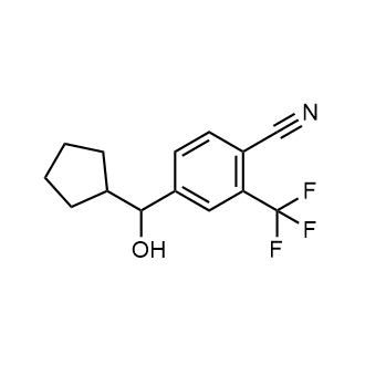 4-(Cyclopentyl(hydroxy)methyl)-2-(trifluoromethyl)benzonitrile|CS-0681363