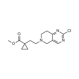Methyl 1-(2-(2-chloro-7,8-dihydropyrido[4,3-d]pyrimidin-6(5h)-yl)ethyl)cyclopropane-1-carboxylate|CS-0681366