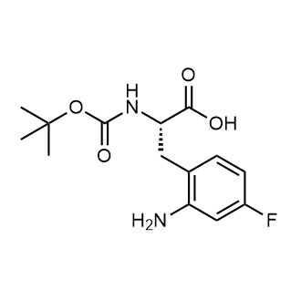 (s)-3-(2-Amino-4-fluorophenyl)-2-((tert-butoxycarbonyl)amino)propanoic acid|CS-0681381