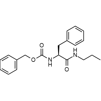 Carbamic acid, [(1S)-2-oxo-1-(phenylmethyl)-2-(propylamino)ethyl]-, phenylmethyl ester|CS-0681619