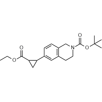 tert-Butyl 6-(2-(ethoxycarbonyl)cyclopropyl)-3,4-dihydroisoquinoline-2(1h)-carboxylate|CS-0681685