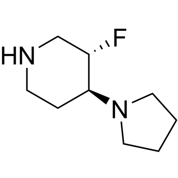 (3s,4s)-3-Fluoro-4-(pyrrolidin-1-yl)piperidine|CS-0681735