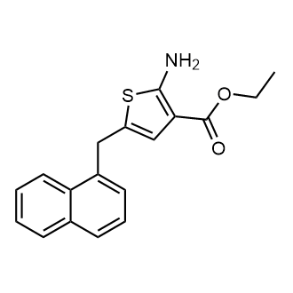 Ethyl 2-amino-5-(naphthalen-1-ylmethyl)thiophene-3-carboxylate|CS-0681789