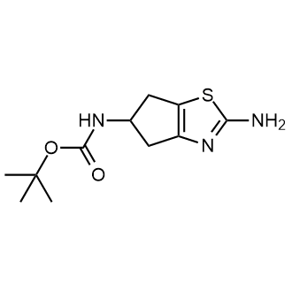 tert-Butyl (2-amino-5,6-dihydro-4h-cyclopenta[d]thiazol-5-yl)carbamate|CS-0681855