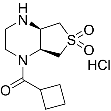 Cyclobutyl((4ar,7as)-6,6-dioxidohexahydrothieno[3,4-b]pyrazin-1(2h)-yl)methanone hydrochloride|CS-0681979