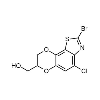 (2-Bromo-4-chloro-7,8-dihydro-[1,4]dioxino[2',3':3,4]benzo[1,2-d]thiazol-7-yl)methanol|CS-0682097