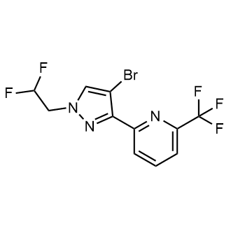 2-(4-Bromo-1-(2,2-difluoroethyl)-1h-pyrazol-3-yl)-6-(trifluoromethyl)pyridine|CS-0682101