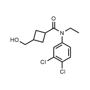 N-(3,4-Dichlorophenyl)-N-ethyl-3-(hydroxymethyl)cyclobutane-1-carboxamide|CS-0682144