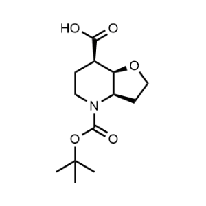 rel-(3Ar,7r,7ar)-4-(tert-butoxycarbonyl)octahydrofuro[3,2-b]pyridine-7-carboxylic acid|CS-0682175