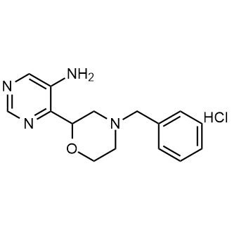 4-(4-Benzylmorpholin-2-yl)pyrimidin-5-amine hydrochloride|CS-0682327