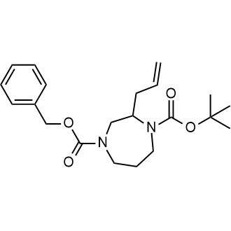 4-Benzyl 1-(tert-Butyl) 2-allyl-1,4-diazepane-1,4-dicarboxylate|CS-0682437