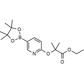 Ethyl 2-methyl-2-((5-(4,4,5,5-tetramethyl-1,3,2-dioxaborolan-2-yl)pyridin-2-yl)oxy)propanoate|CS-0682601
