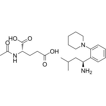 (s)-3-Methyl-1-(2-(piperidin-1-yl)phenyl)butan-1-amine acetyl-l-glutamate|CS-0682768