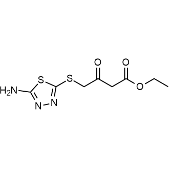 Ethyl 4-((5-amino-1,3,4-thiadiazol-2-yl)thio)-3-oxobutanoate|CS-0682788