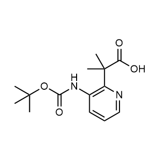 2-(3-((Tert-butoxycarbonyl)amino)pyridin-2-yl)-2-methylpropanoic acid|CS-0682851