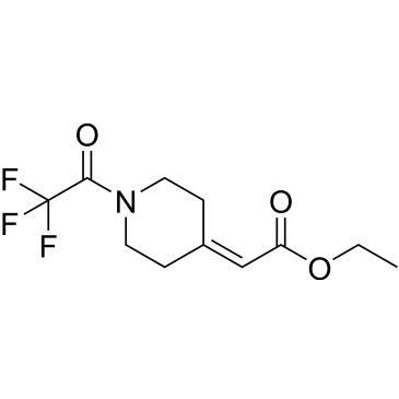 Ethyl 2-(1-(2,2,2-trifluoroacetyl)piperidin-4-ylidene)acetate|CS-0683038