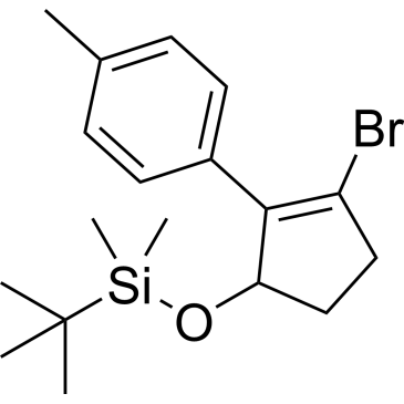 ((3-Bromo-2-(p-tolyl)cyclopent-2-en-1-yl)oxy)(tert-Butyl)dimethylsilane|CS-0683112