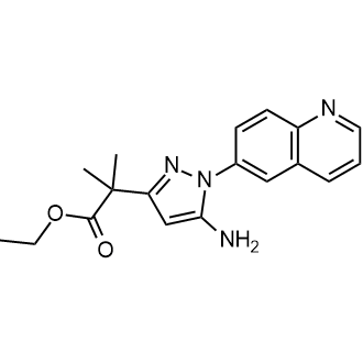 Ethyl 2-(5-amino-1-(quinolin-6-yl)-1h-pyrazol-3-yl)-2-methylpropanoate|CS-0683114