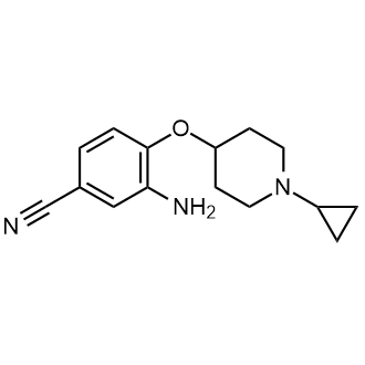 3-Amino-4-((1-cyclopropylpiperidin-4-yl)oxy)benzonitrile|CS-0683149