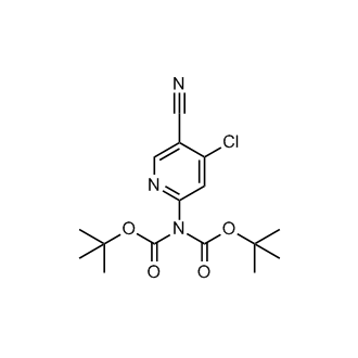 tert-Butyl (tert-butoxycarbonyl)(4-chloro-5-cyanopyridin-2-yl)carbamate|CS-0683174