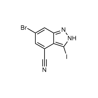 6-Bromo-3-iodo-2h-indazole-4-carbonitrile|CS-0683228