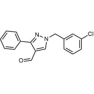 1-(3-Chlorobenzyl)-3-phenyl-1h-pyrazole-4-carbaldehyde|CS-0683510