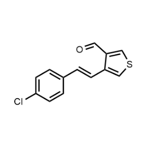 4-(4-Chlorostyryl)thiophene-3-carbaldehyde|CS-0683558