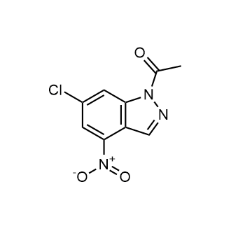 1-(6-Chloro-4-nitro-1h-indazol-1-yl)ethan-1-one|CS-0683740