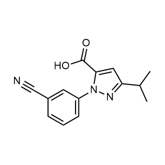 1-(3-Cyanophenyl)-3-isopropyl-1h-pyrazole-5-carboxylic acid|CS-0683819
