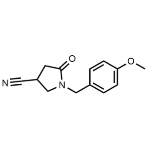 1-(4-Methoxybenzyl)-5-oxopyrrolidine-3-carbonitrile|CS-0684012