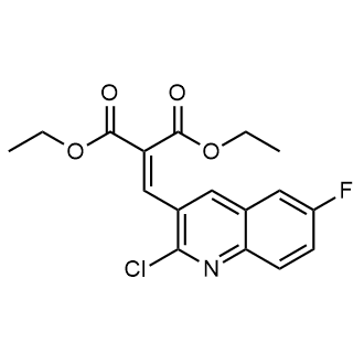 Diethyl 2-((2-chloro-6-fluoroquinolin-3-yl)methylene)malonate|CS-0684539