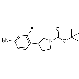 tert-Butyl 3-(4-amino-2-fluorophenyl)pyrrolidine-1-carboxylate|CS-0684623