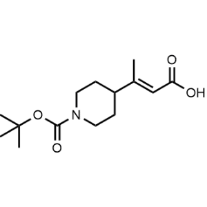 (e)-3-(1-(Tert-butoxycarbonyl)piperidin-4-yl)but-2-enoic acid|CS-0684736