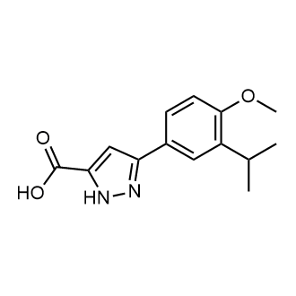 3-(3-Isopropyl-4-methoxyphenyl)-1h-pyrazole-5-carboxylic acid|CS-0684775