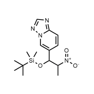 6-(1-((tert-Butyldimethylsilyl)oxy)-2-nitropropyl)-[1,2,4]triazolo[1,5-a]pyridine|CS-0684933