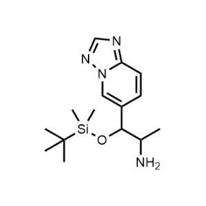 1-([1,2,4]triazolo[1,5-a]pyridin-6-yl)-1-((tert-Butyldimethylsilyl)oxy)propan-2-amine|CS-0684934