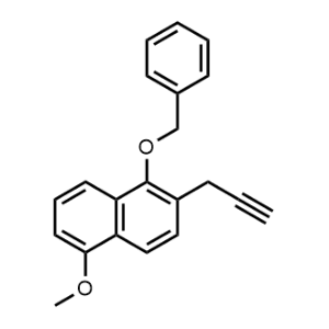 1-(Benzyloxy)-5-methoxy-2-(prop-2-yn-1-yl)naphthalene|CS-0685777