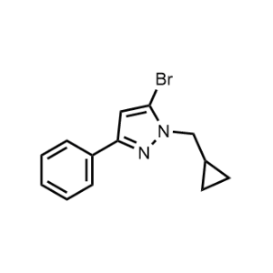 5-Bromo-1-(cyclopropylmethyl)-3-phenyl-1h-pyrazole|CS-0686097