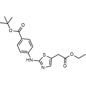 tert-Butyl 4-((5-(2-ethoxy-2-oxoethyl)thiazol-2-yl)amino)benzoate|CS-0686117