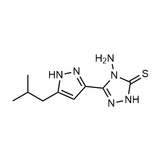 4-Amino-5-(5-isobutyl-1h-pyrazol-3-yl)-2,4-dihydro-3h-1,2,4-triazole-3-thione|CS-0686143