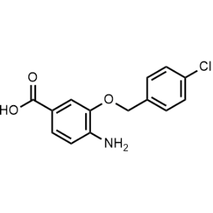 4-Amino-3-((4-chlorobenzyl)oxy)benzoic acid|CS-0686280