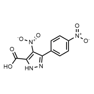 4-Nitro-3-(4-nitrophenyl)-1h-pyrazole-5-carboxylic acid|CS-0686354
