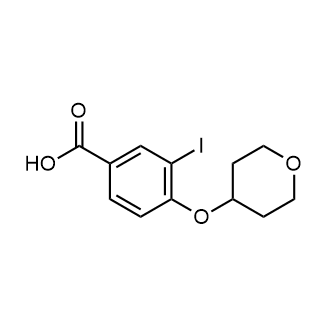 3-Iodo-4-((tetrahydro-2h-pyran-4-yl)oxy)benzoic acid|CS-0687097