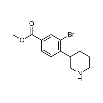 Methyl 3-bromo-4-(piperidin-3-yl)benzoate|CS-0687126