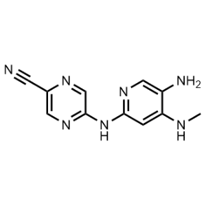 5-((5-Amino-4-(methylamino)pyridin-2-yl)amino)pyrazine-2-carbonitrile|CS-0687262