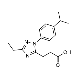 3-(3-Ethyl-1-(4-isopropylphenyl)-1h-1,2,4-triazol-5-yl)propanoic acid|CS-0687349