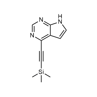 4-((Trimethylsilyl)ethynyl)-7h-pyrrolo[2,3-d]pyrimidine|CS-0687445